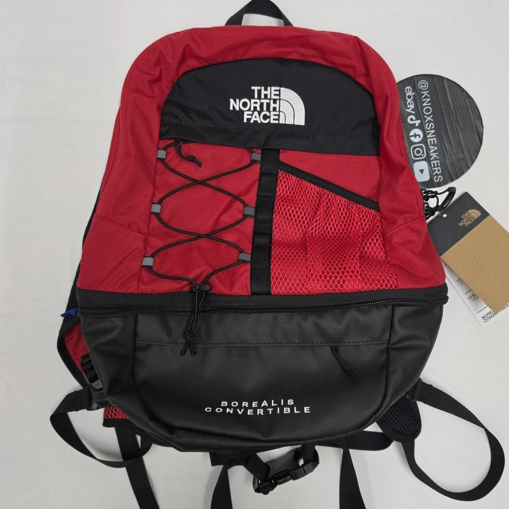 The North Face Borealis Convertible Backpack TNF Red/TNF Black